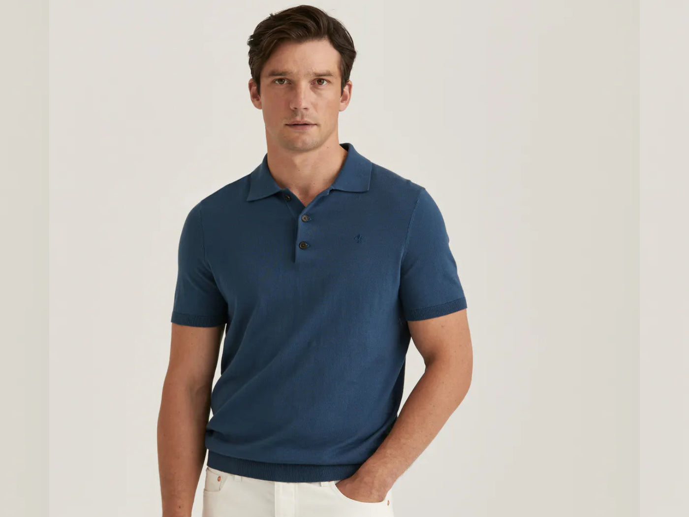 Polo Pique til herre for sommer