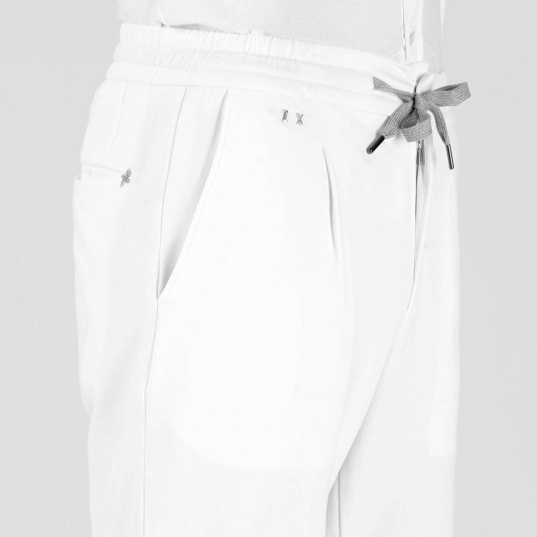 Alvise Drawstring Trouser Hvit-Tramarossa-Phrase