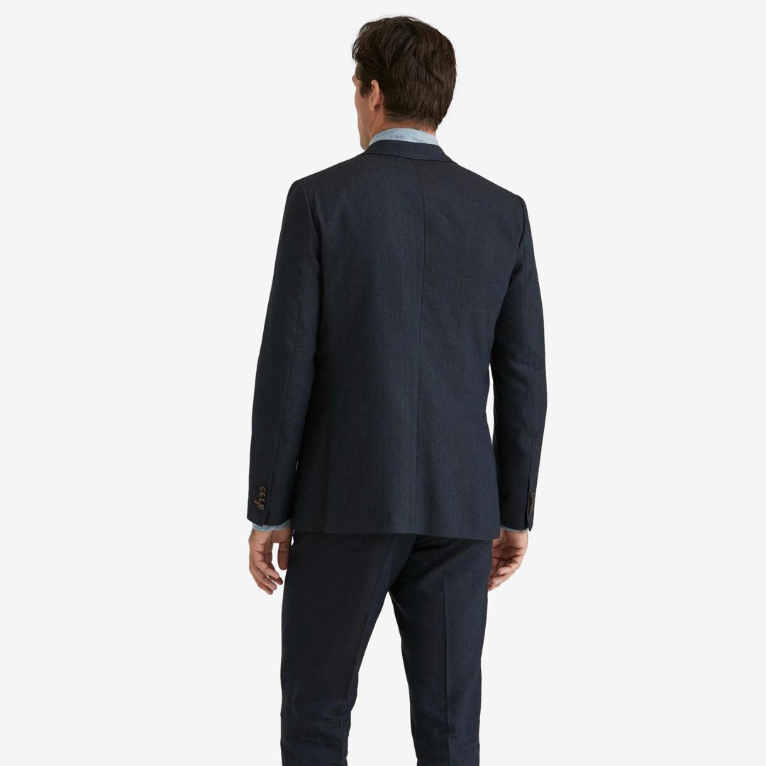 Archie Linen Suit Jacket Navy-Dress-Morris Stockholm-Phrase