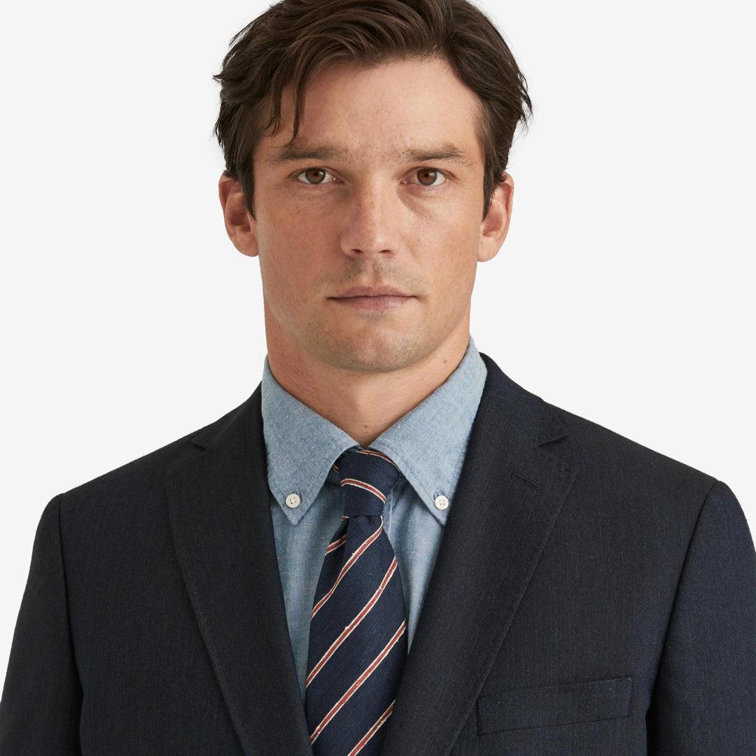 Archie Linen Suit Jacket Navy-Dress-Morris Stockholm-Phrase