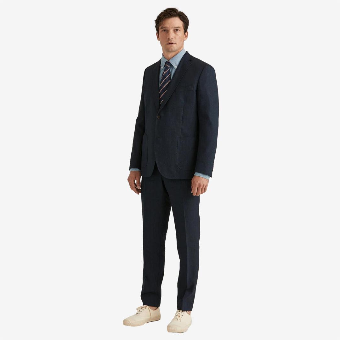 Archie Linen Suit Jacket Navy-Dress-Morris Stockholm-Phrase