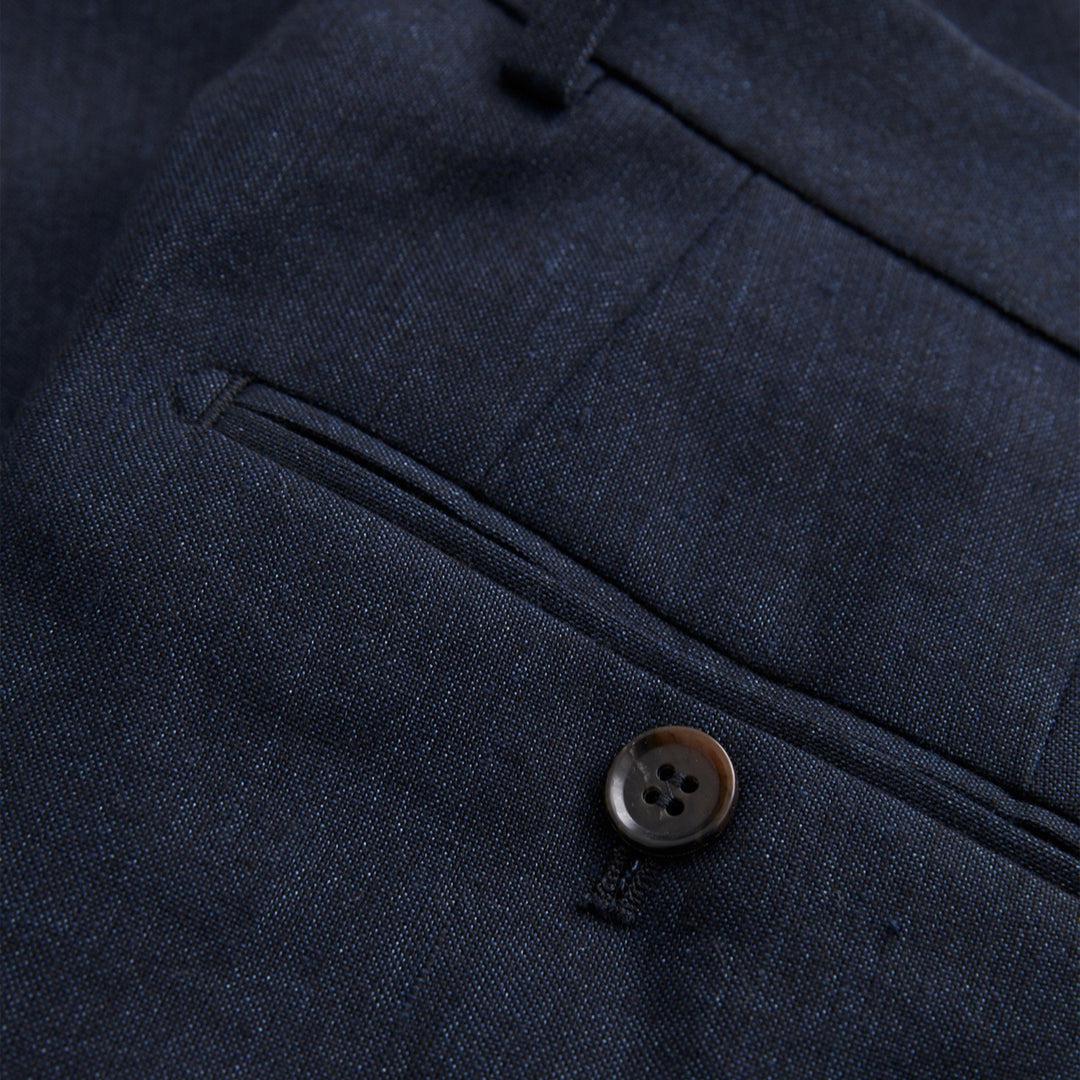 Bobby Linen Suit Trousers Navy-Morris Stockholm-Phrase