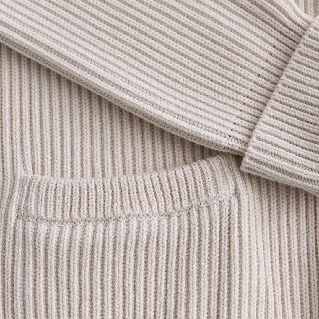 Brayden Shawl Cardigan Offwhite-Genser-Morris Stockholm-phrase3