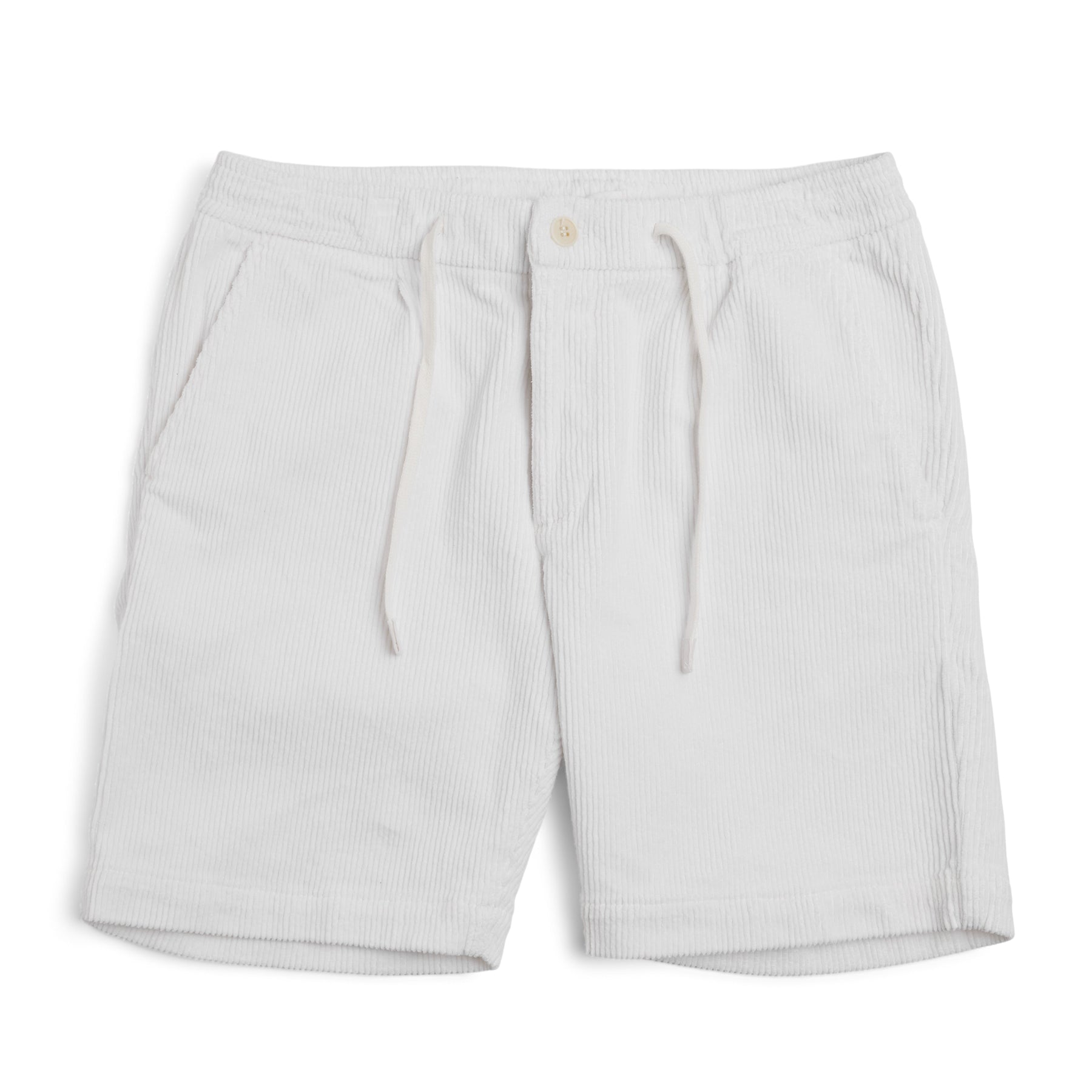 Cord Shorts White-The Gilli-Phrase