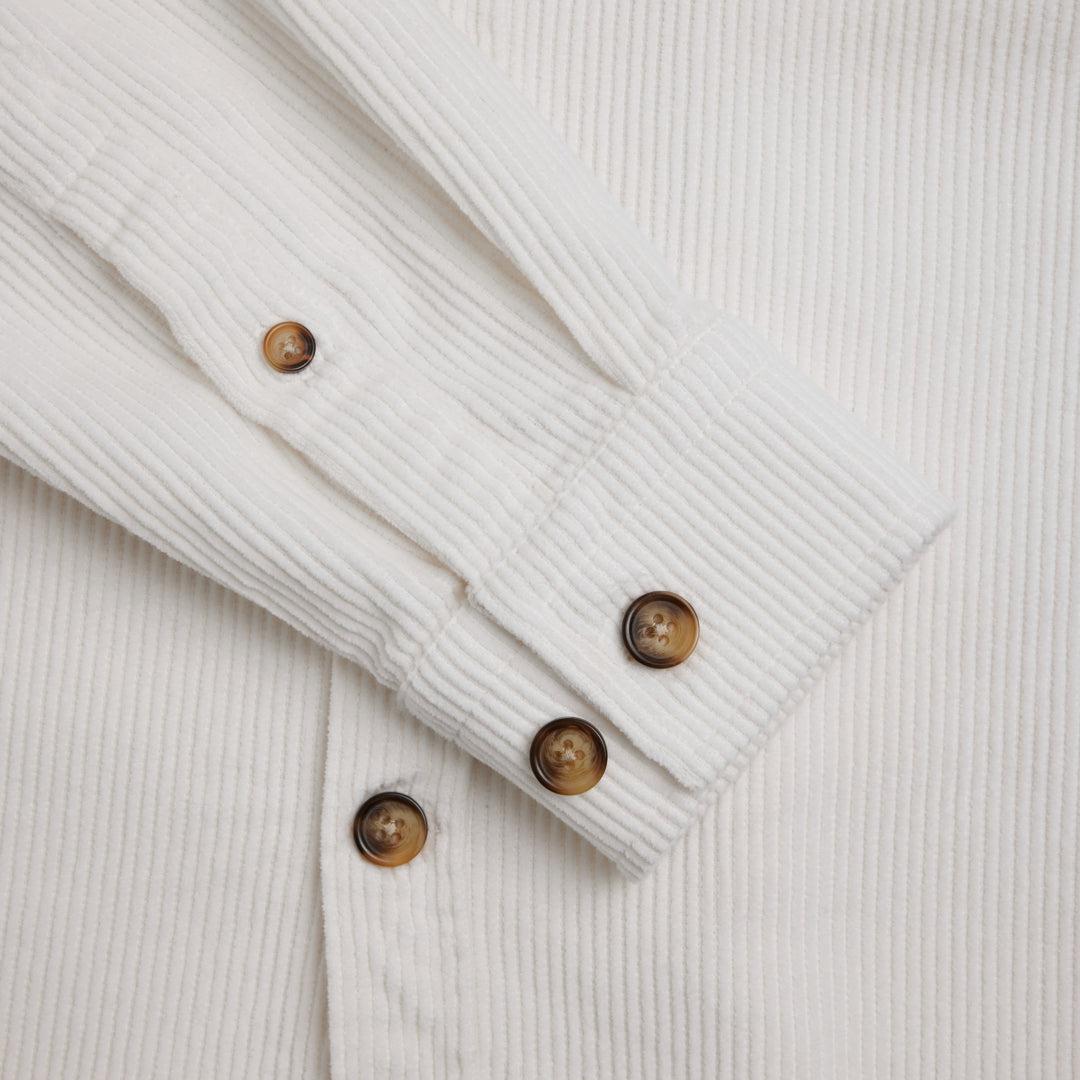 Corduroy Overshirt White-The Gilli-Phrase