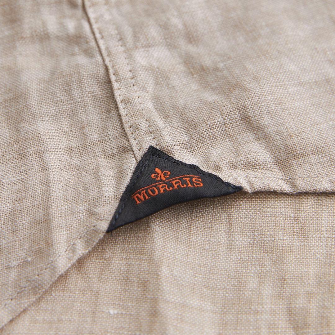 Douglas Linen Shirt Khaki-Morris Stockholm-Phrase