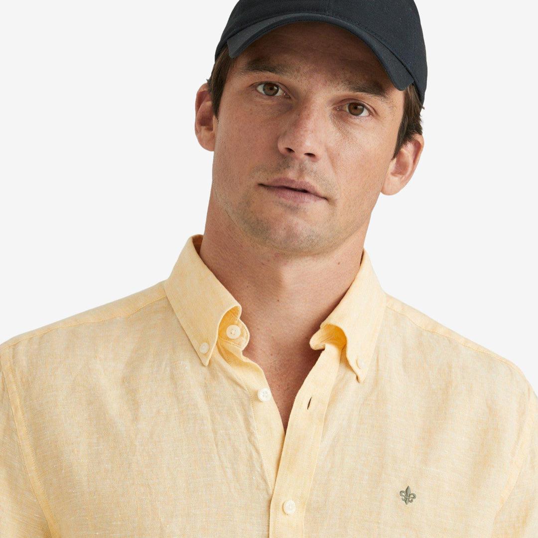 Douglas Linen Shirt Yellow-Morris Stockholm-Phrase