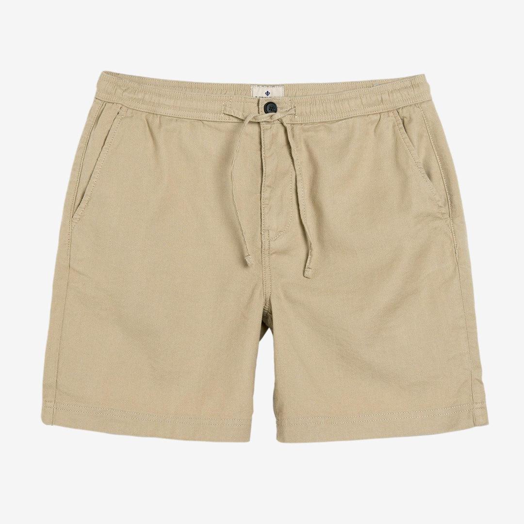 Fenix Linen Drawstring Shorts Khaki-Morris Stockholm-Phrase