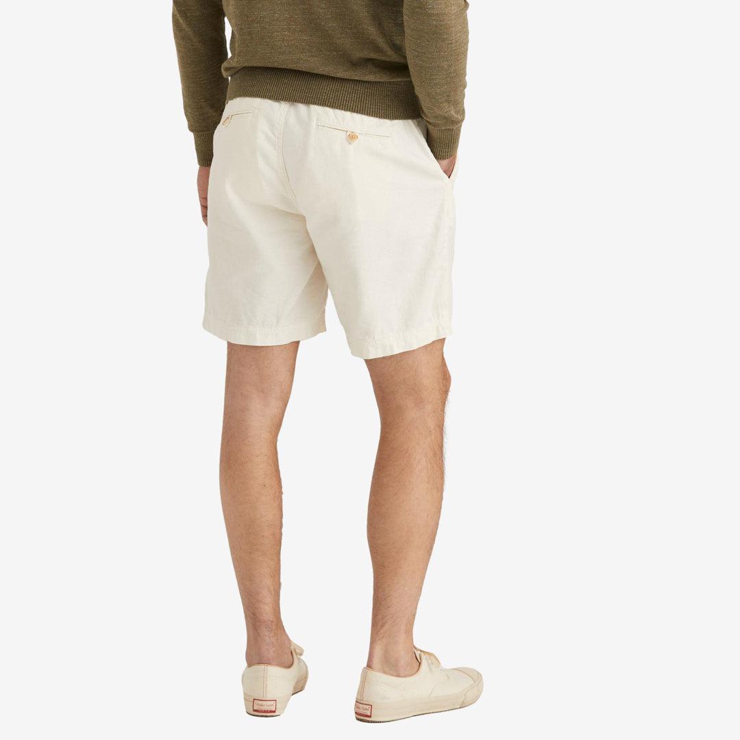 Fenix Linen Drawstring Shorts Offwhite-Morris Stockholm-Phrase