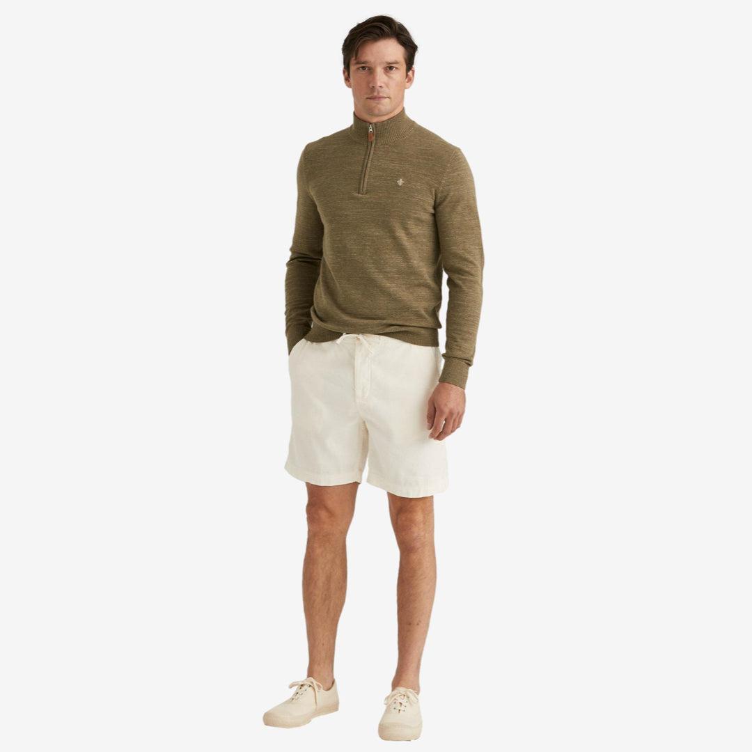 Fenix Linen Drawstring Shorts Offwhite-Morris Stockholm-Phrase