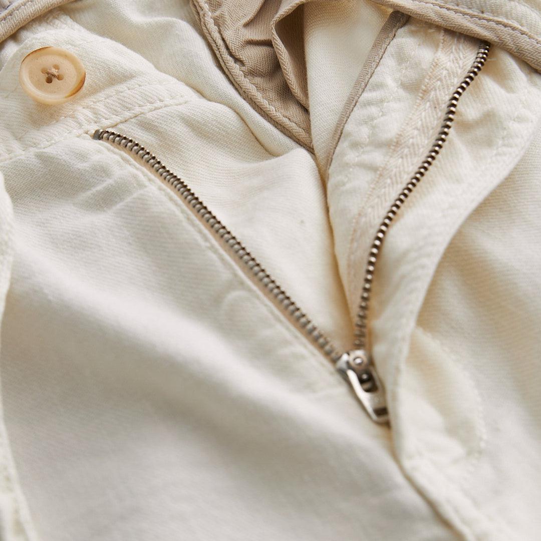 Fenix Linen Drawstring Shorts Offwhite-Morris Stockholm-Phrase
