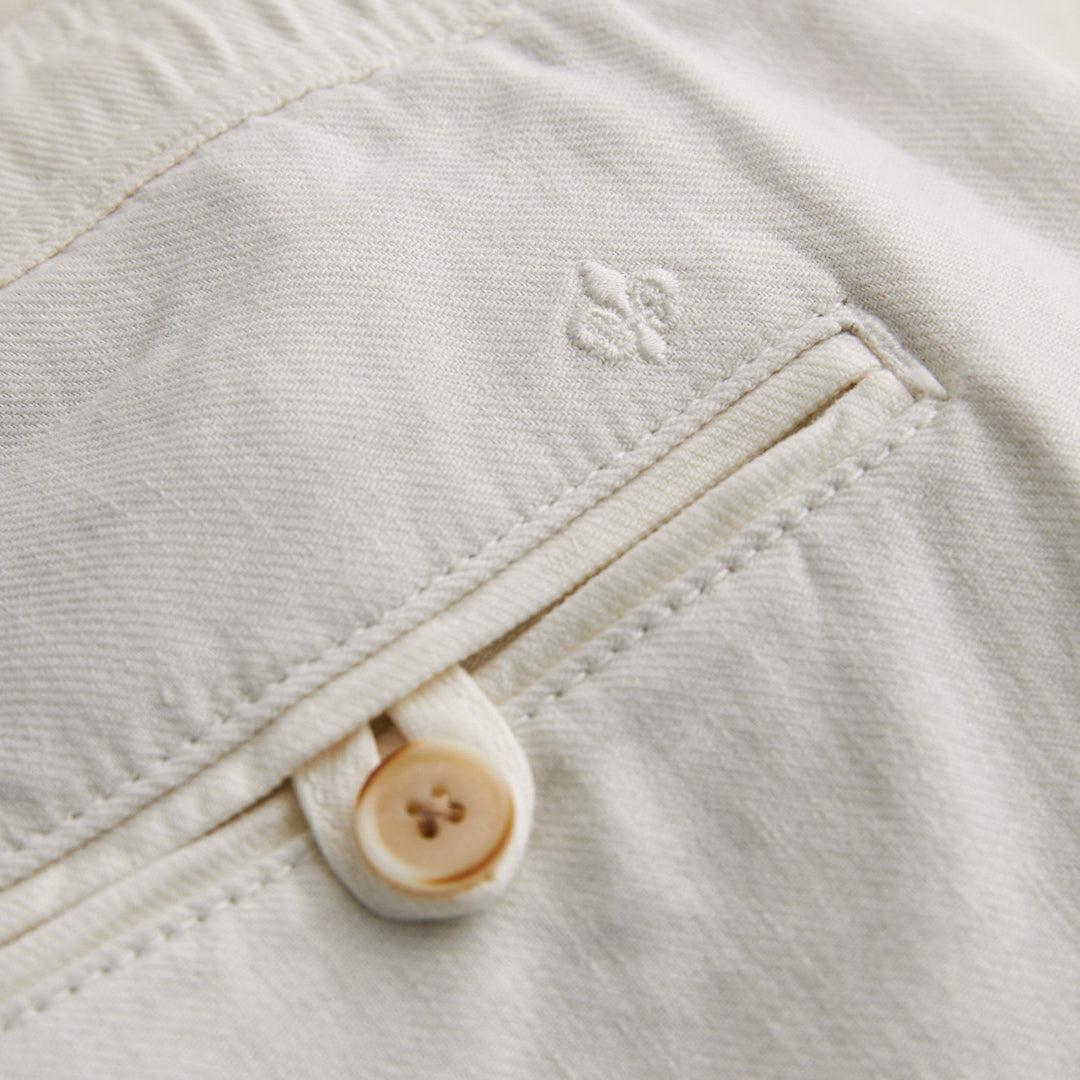Fenix Linen Drawstring Shorts Offwhite-Morris Stockholm-Phrase