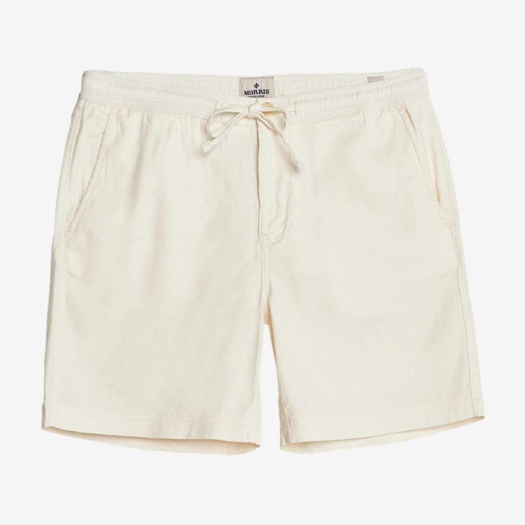 Fenix Linen Drawstring Shorts Offwhite-Morris Stockholm-Phrase