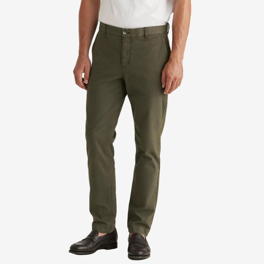Jeffrey Brushed Chino Olive-Morris Stockholm-Phrase