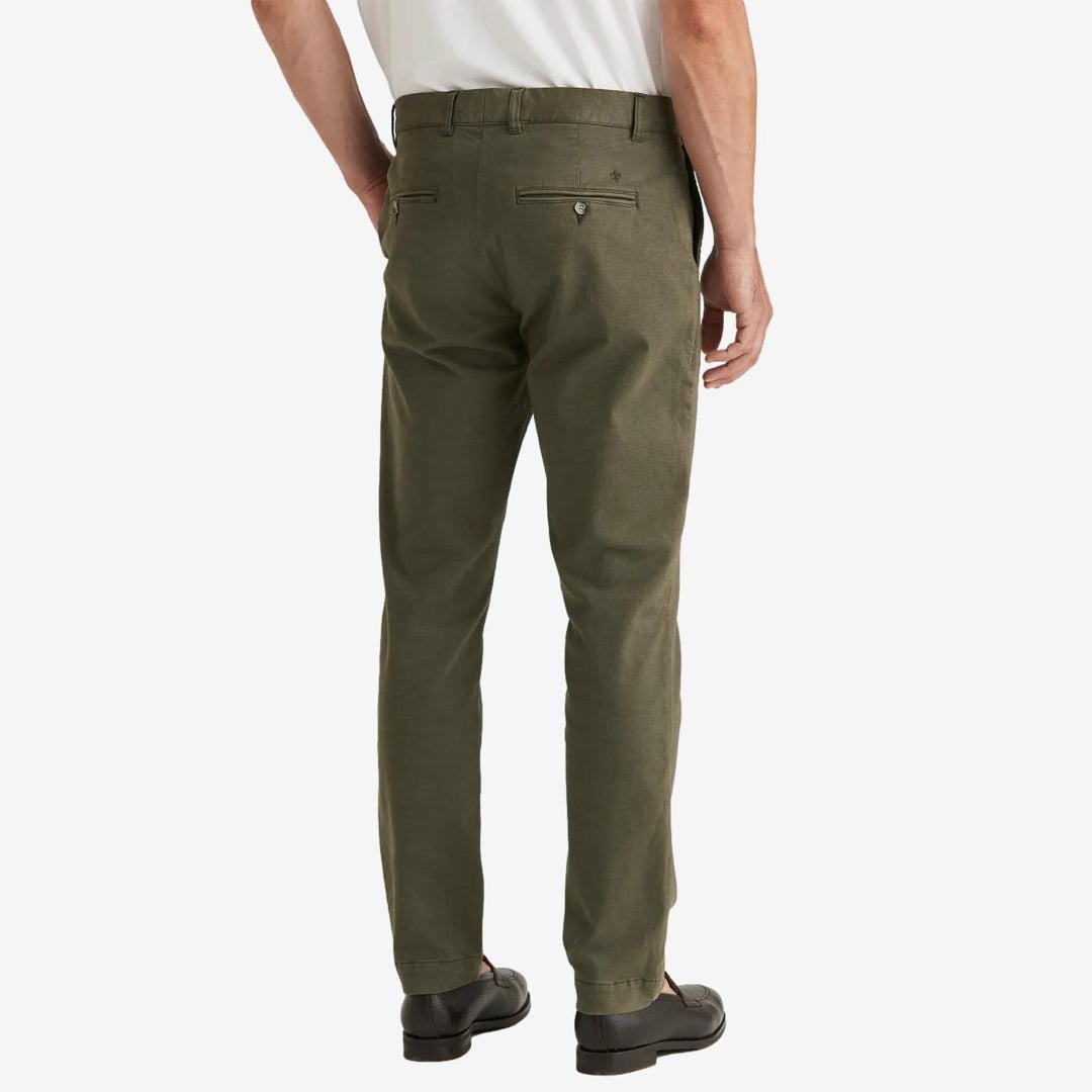 Jeffrey Brushed Chino Olive-Morris Stockholm-Phrase