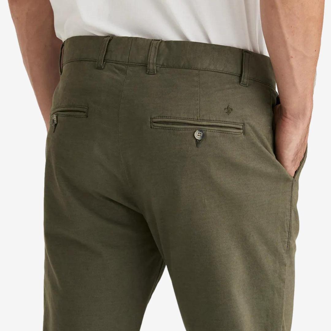 Jeffrey Brushed Chino Olive-Morris Stockholm-Phrase