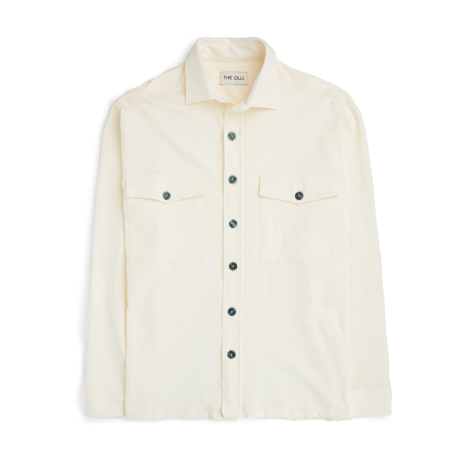 Jersey Overshirt Offwhite-The Gilli-Phrase