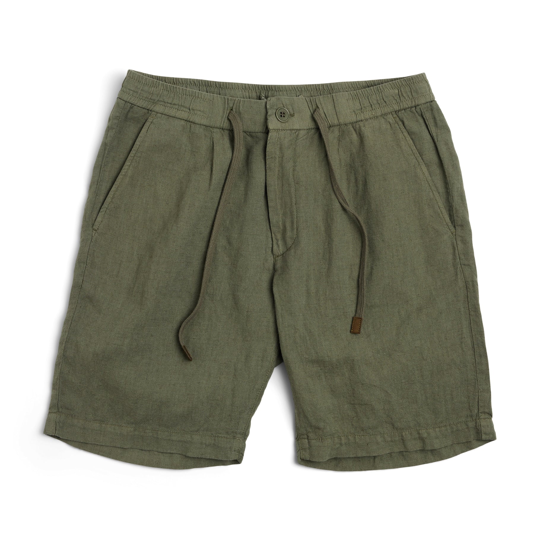 Cotton/Linen Shorts Olive-The Gilli-Phrase