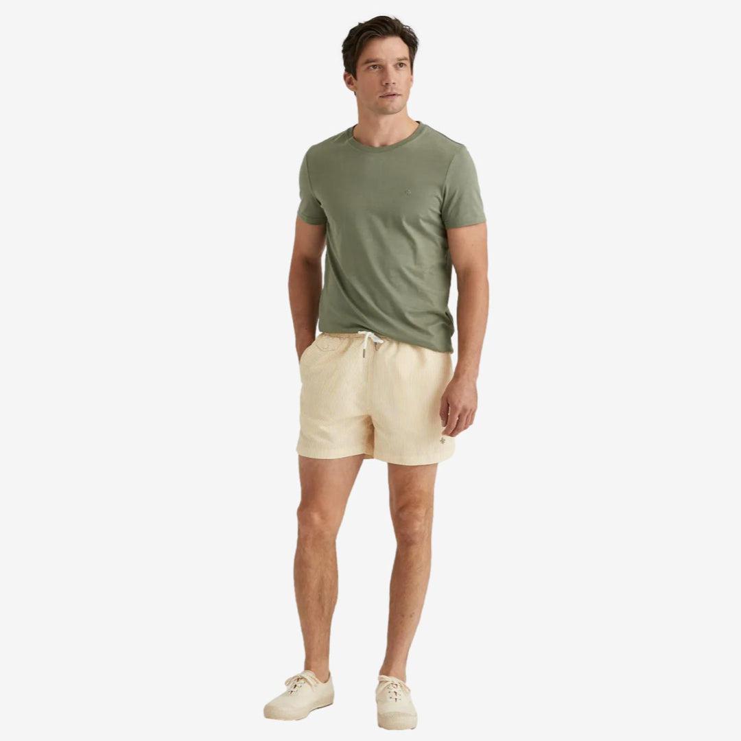 Morris Stripe Bathing Trunks Yellow-Morris Stockholm-Phrase