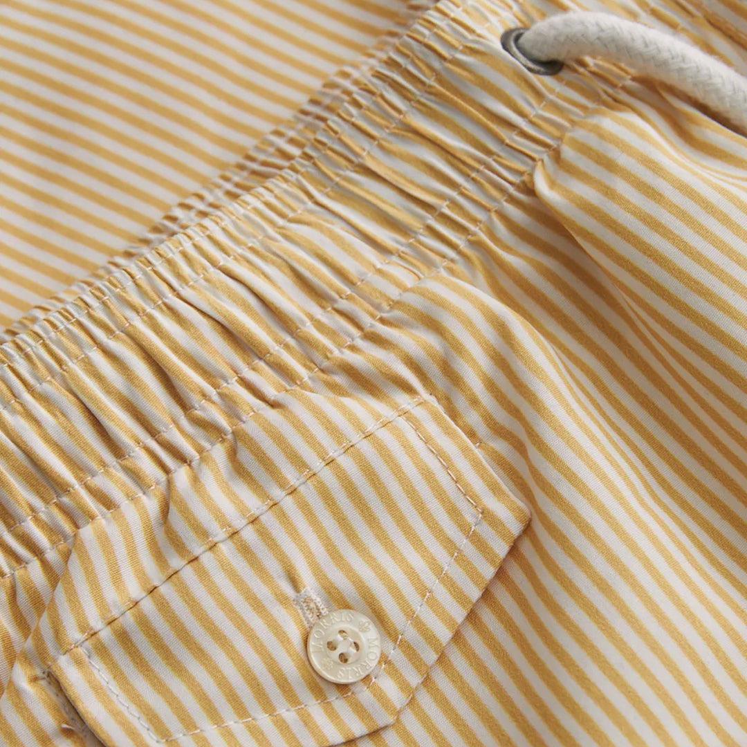 Morris Stripe Bathing Trunks Yellow-Morris Stockholm-Phrase