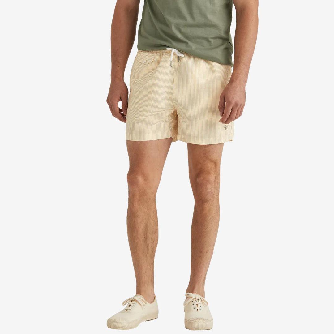Morris Stripe Bathing Trunks Yellow-Morris Stockholm-Phrase
