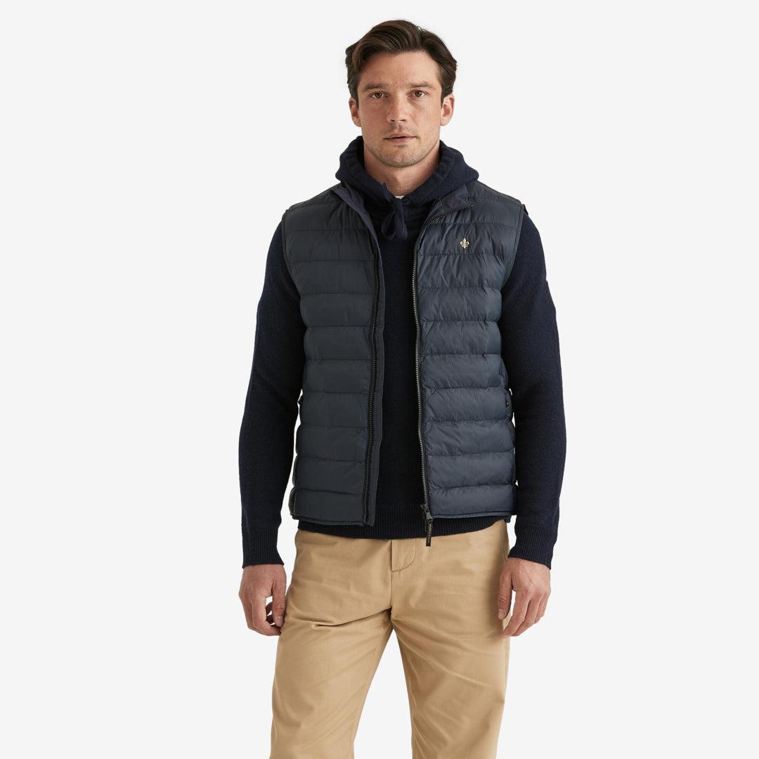 Norfolk Liner Vest Blue-Morris Stockholm-Phrase