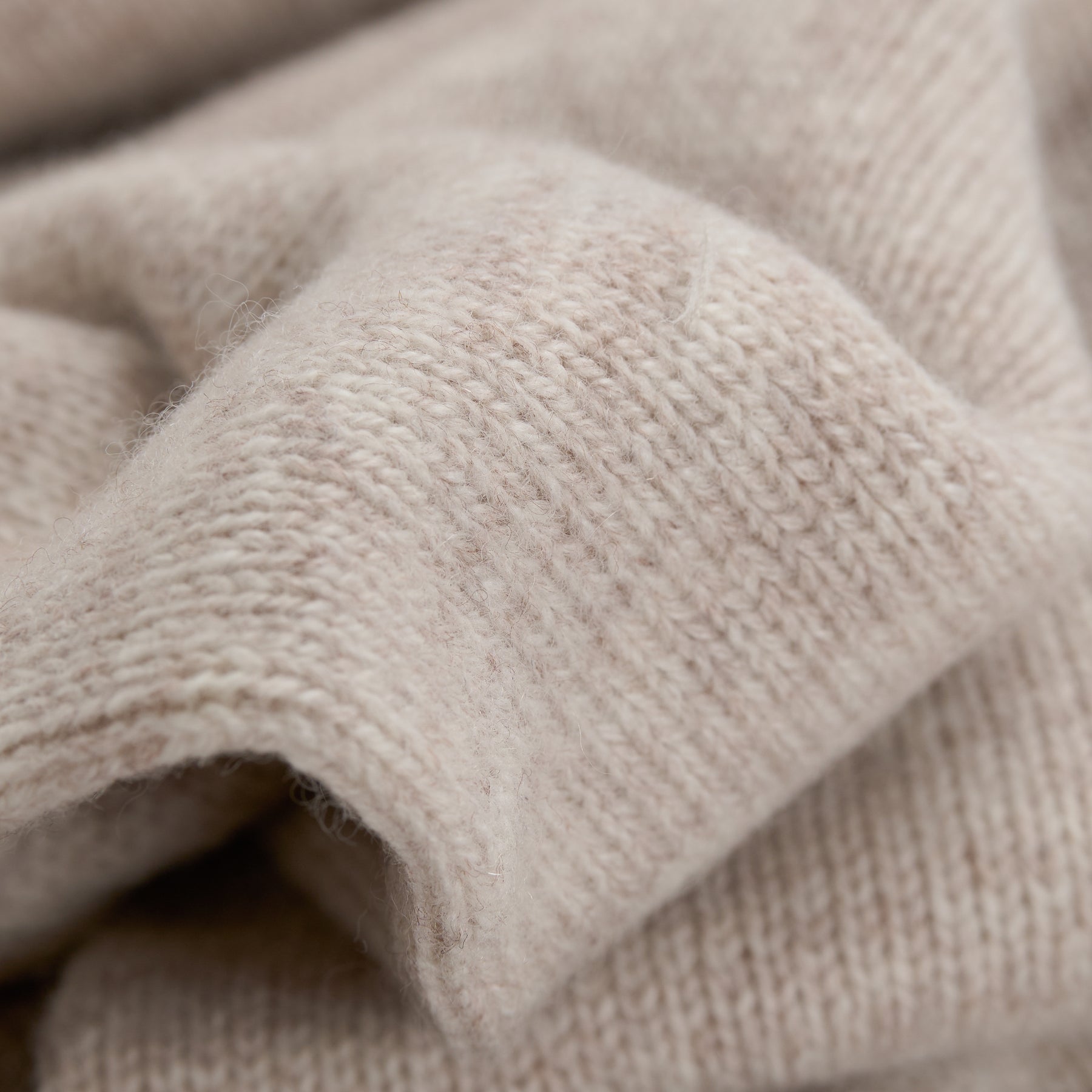 Rifredo Wool/Cashmere O-Neck Porridge-Zavoli-Phrase