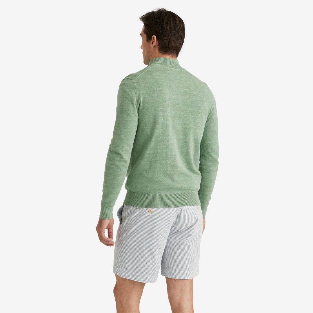 Randall Cotton HalfZip Grønn-Morris Stockholm-Phrase