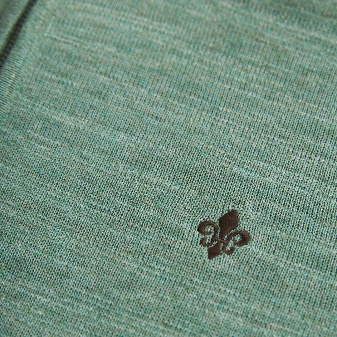 Randall Cotton HalfZip Grønn-Morris Stockholm-Phrase