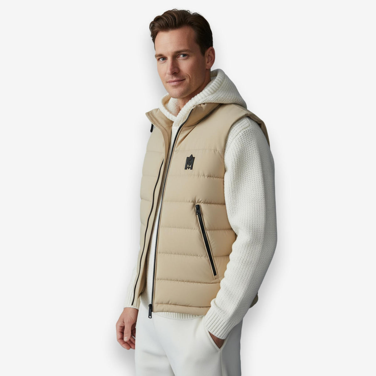 Bobbie Stretch Light Down Vest Beige