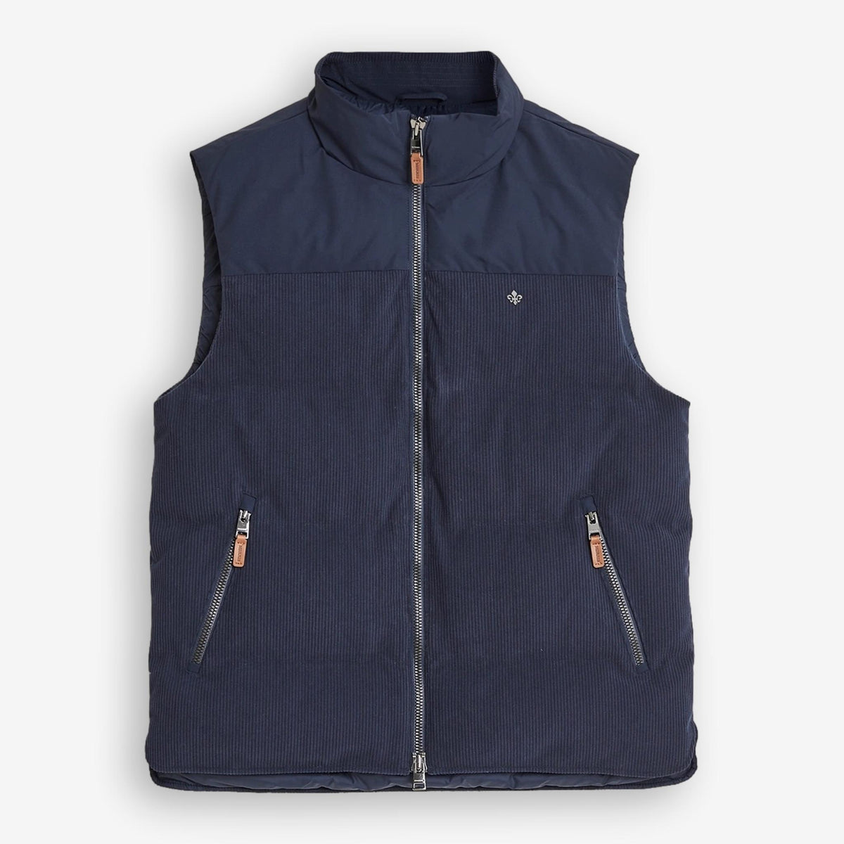 Catton Puffer Vest Navy-Morris Stockholm-Phrase