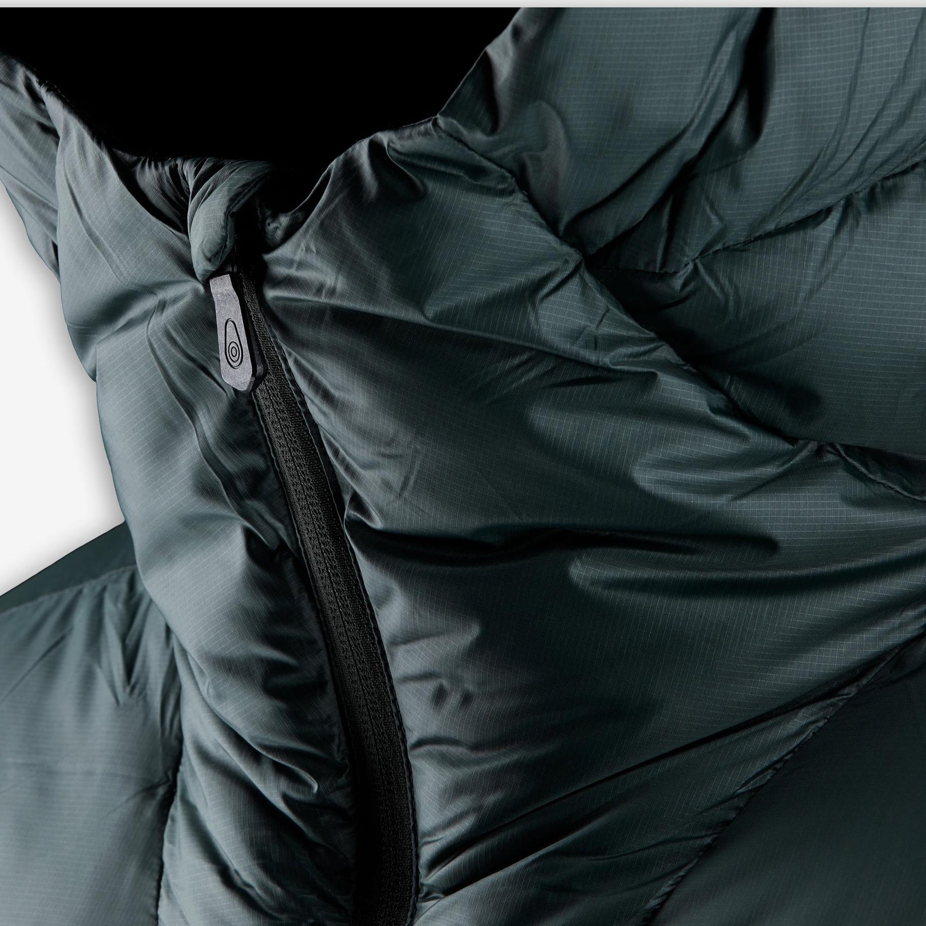 Cloud Down Hood Aurora Green-Sail Racing-Phrase