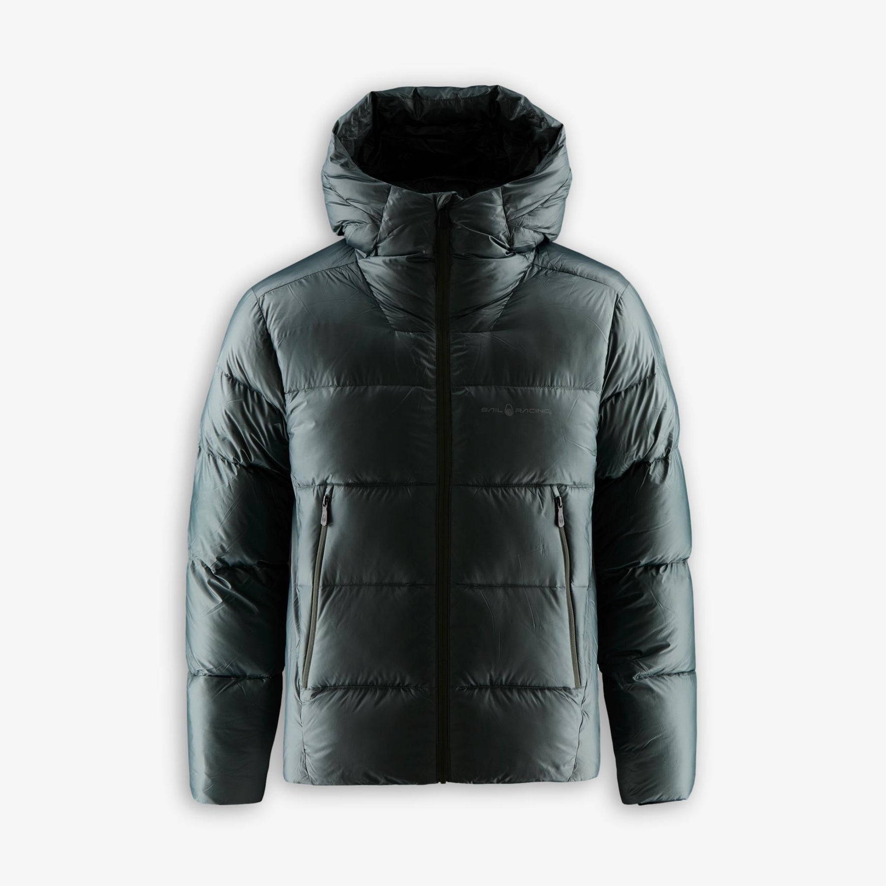 Cloud Down Hood Aurora Green-Sail Racing-Phrase