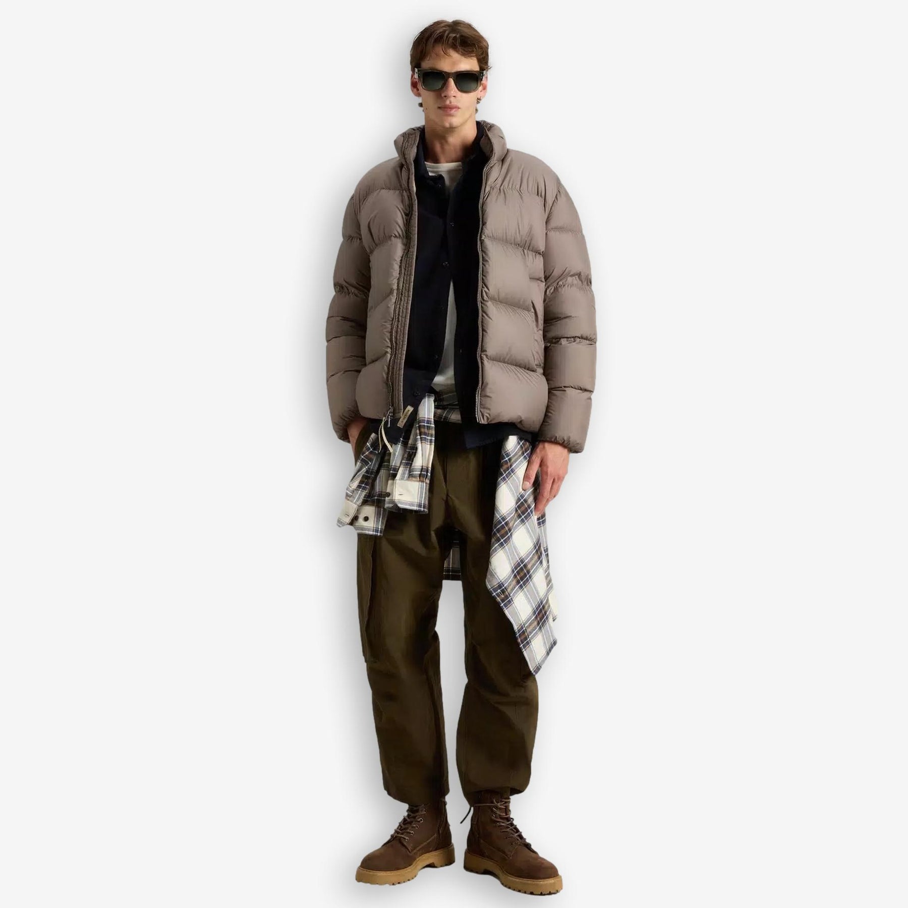 Cloud Eagle Down Jacket Falcon Brown-Woolrich-Phrase