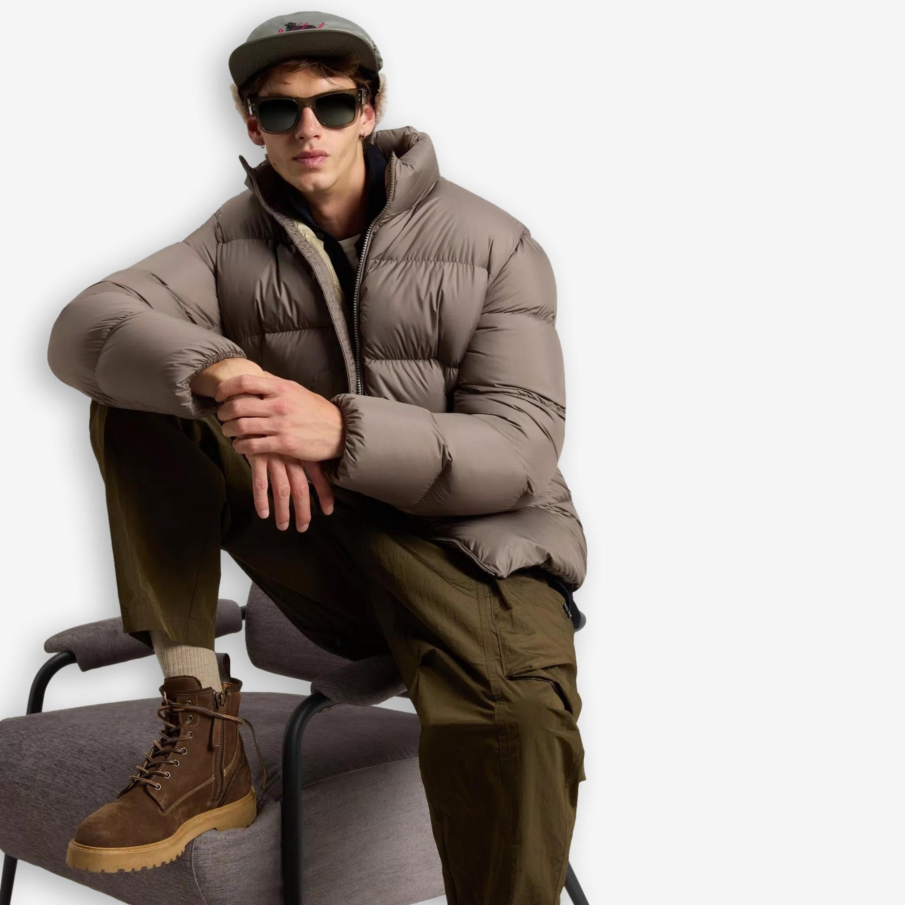 Cloud Eagle Down Jacket Falcon Brown-Woolrich-Phrase