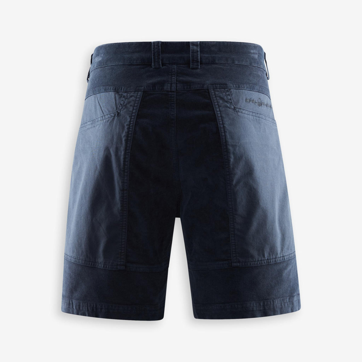 Corduroy Blocked Shorts Dark Blue