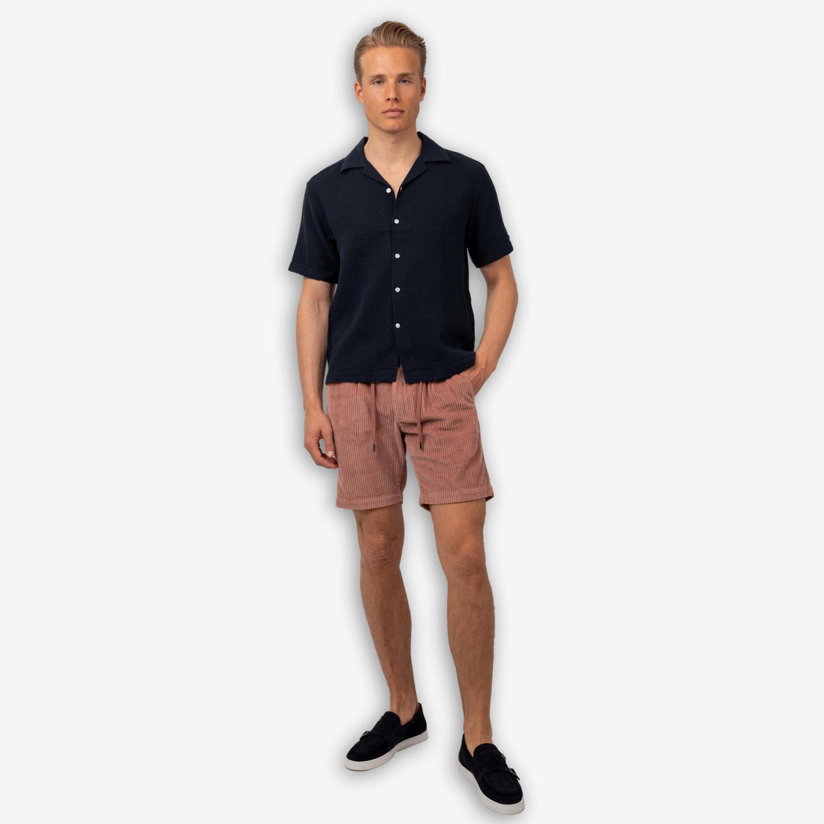 Corduroy Shorts Dusty Pink-The Gilli-Phrase