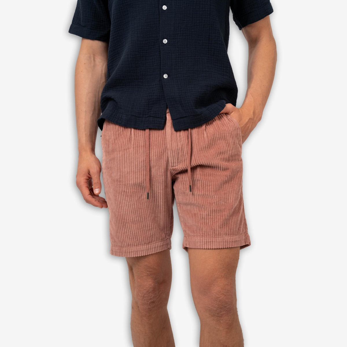 Corduroy Shorts Dusty Pink-The Gilli-Phrase