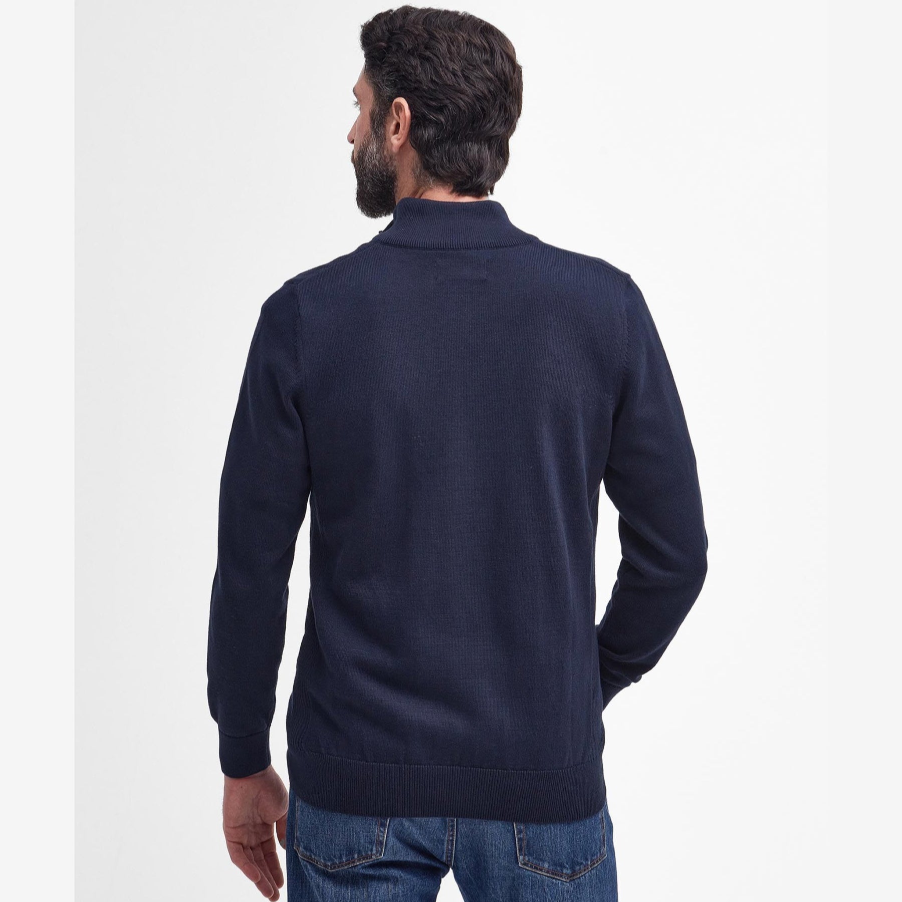 Cotton HalfZip Navy-Barbour-Phrase
