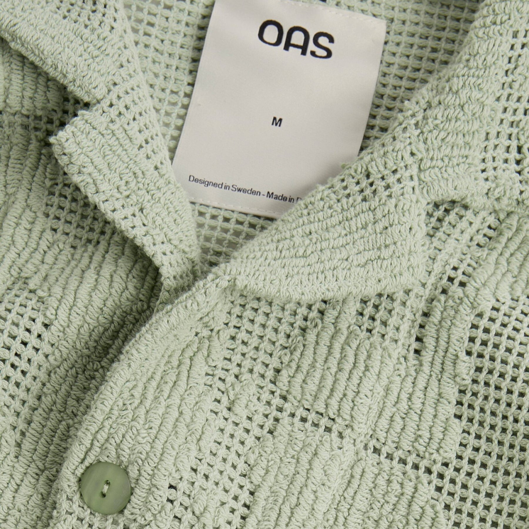 Cuba Crochet Shirt Galbanum