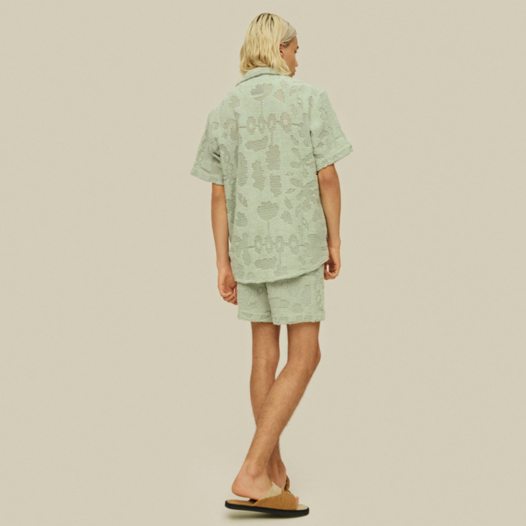 Cuba Crochet Shirt Galbanum