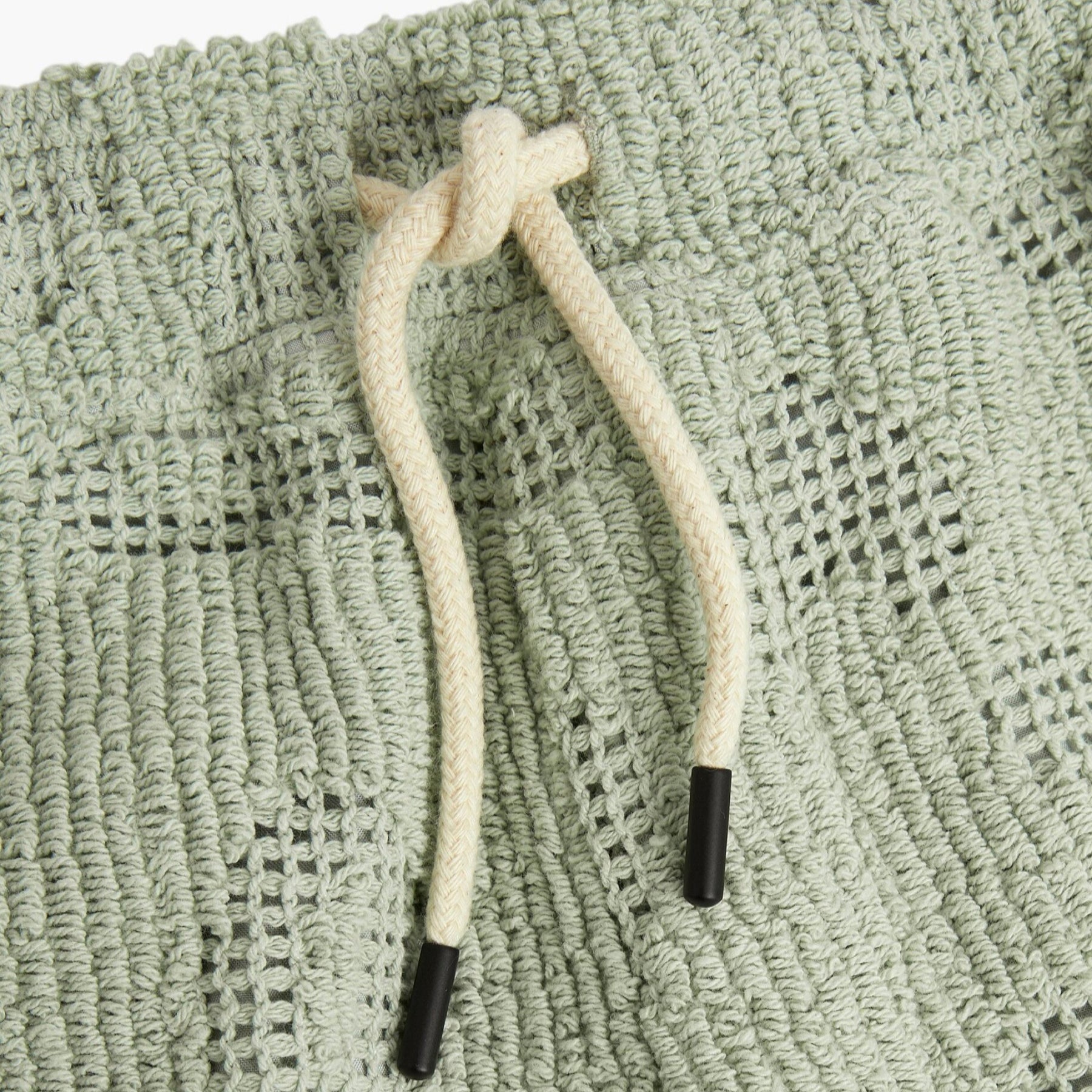 Cuba Crochet Shorts Galbanum
