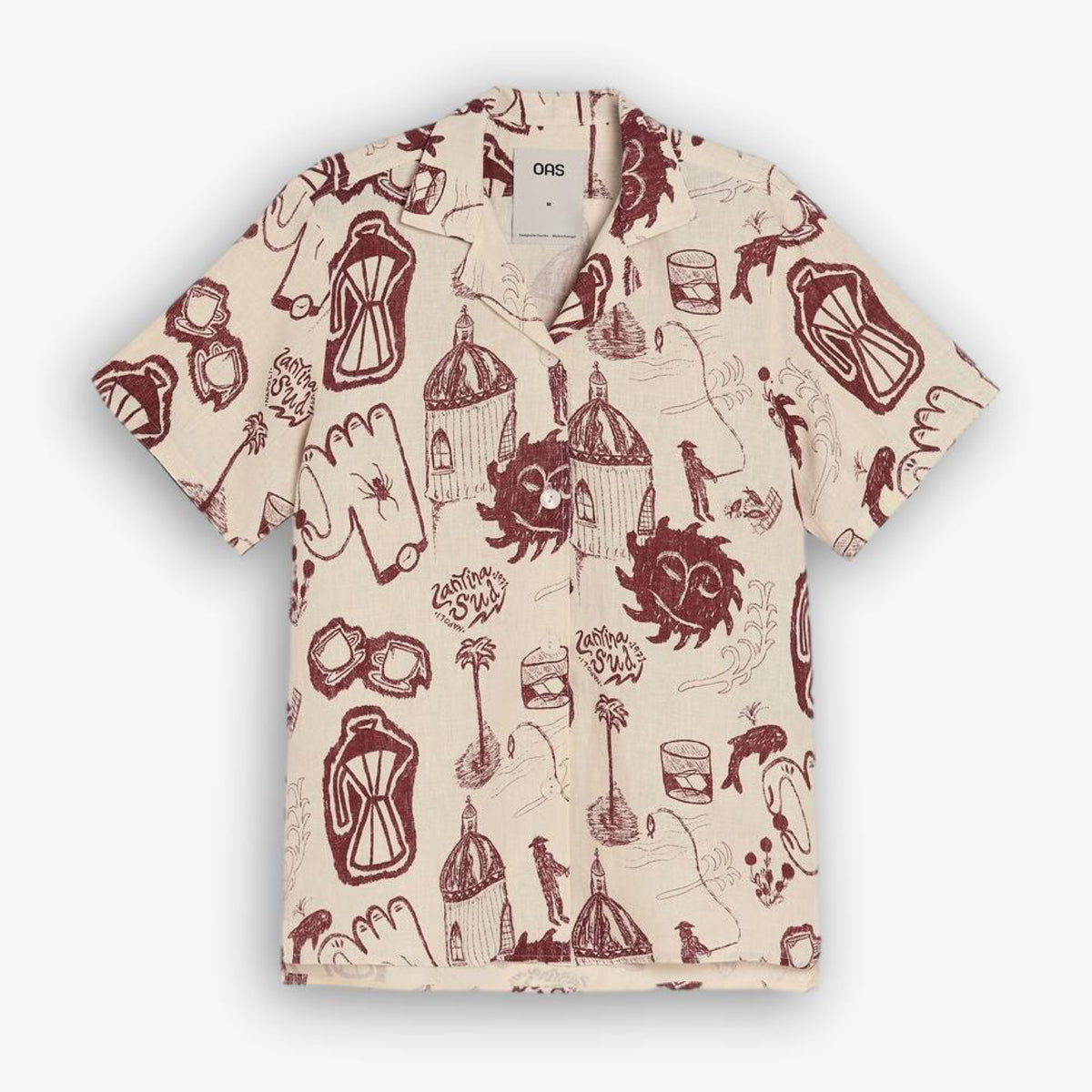 Cuba Linen Shirt Cantina-OAS-Phrase