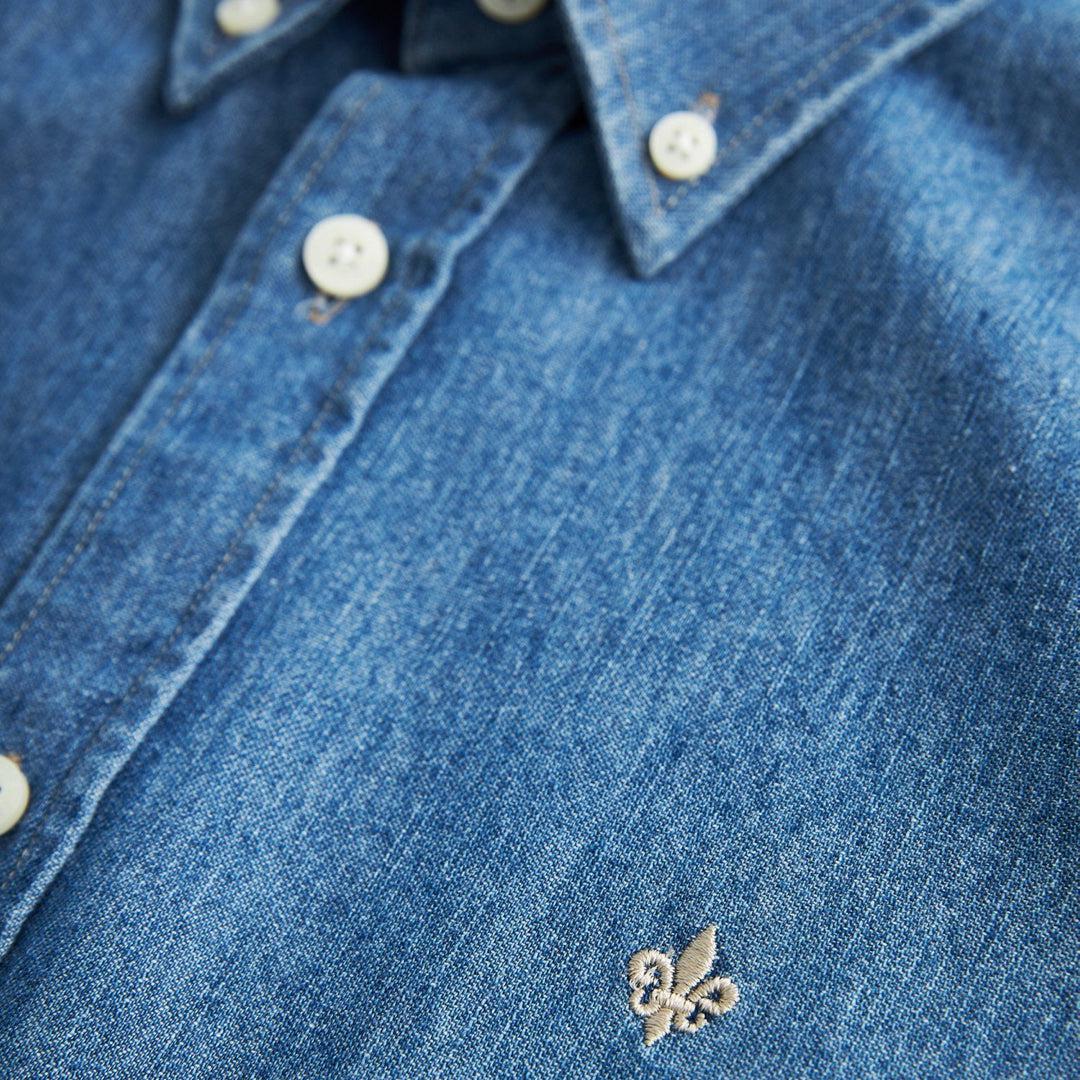 Morris Denim Shirt Blue-Morris Stockholm-Phrase