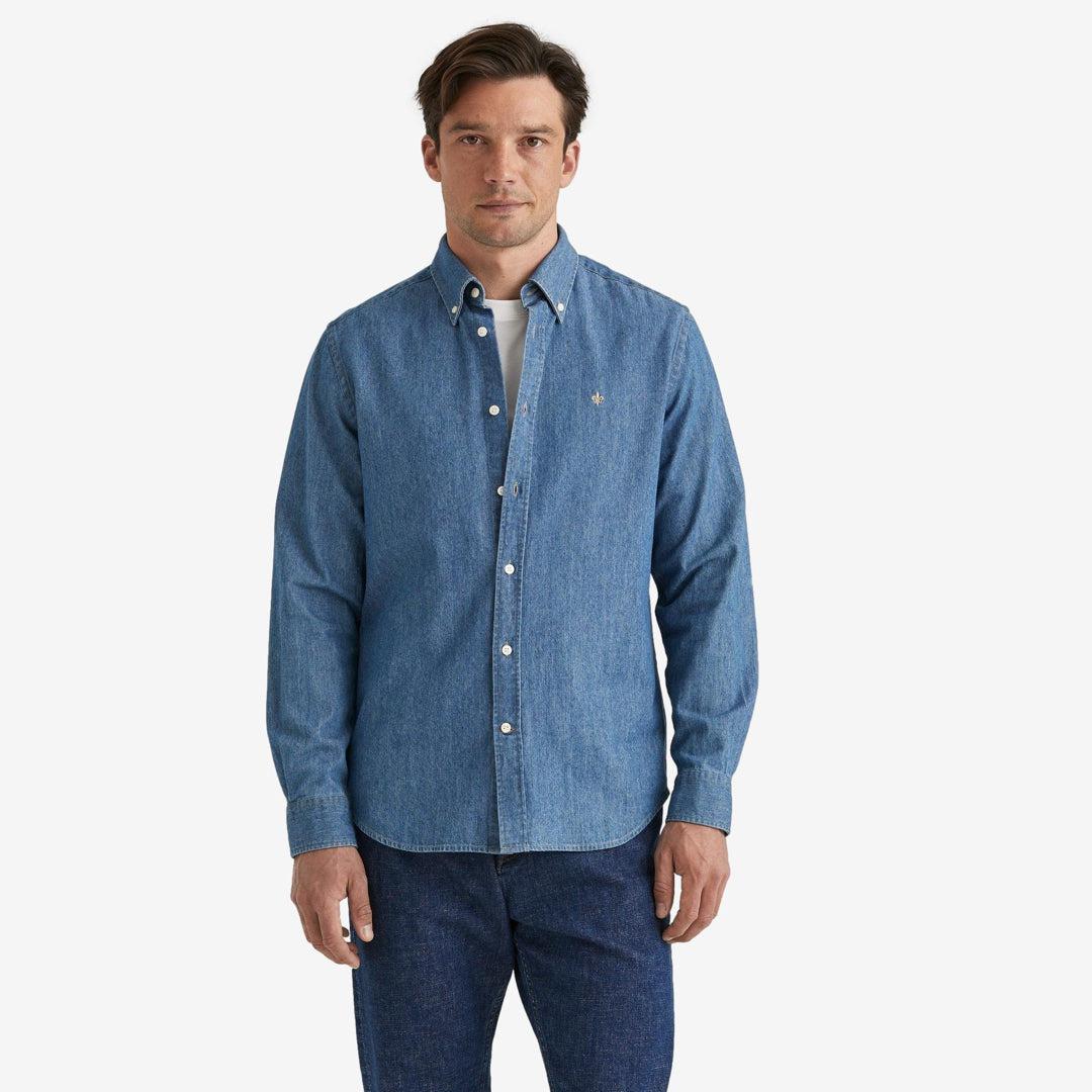 Morris Denim Shirt Blue-Morris Stockholm-Phrase