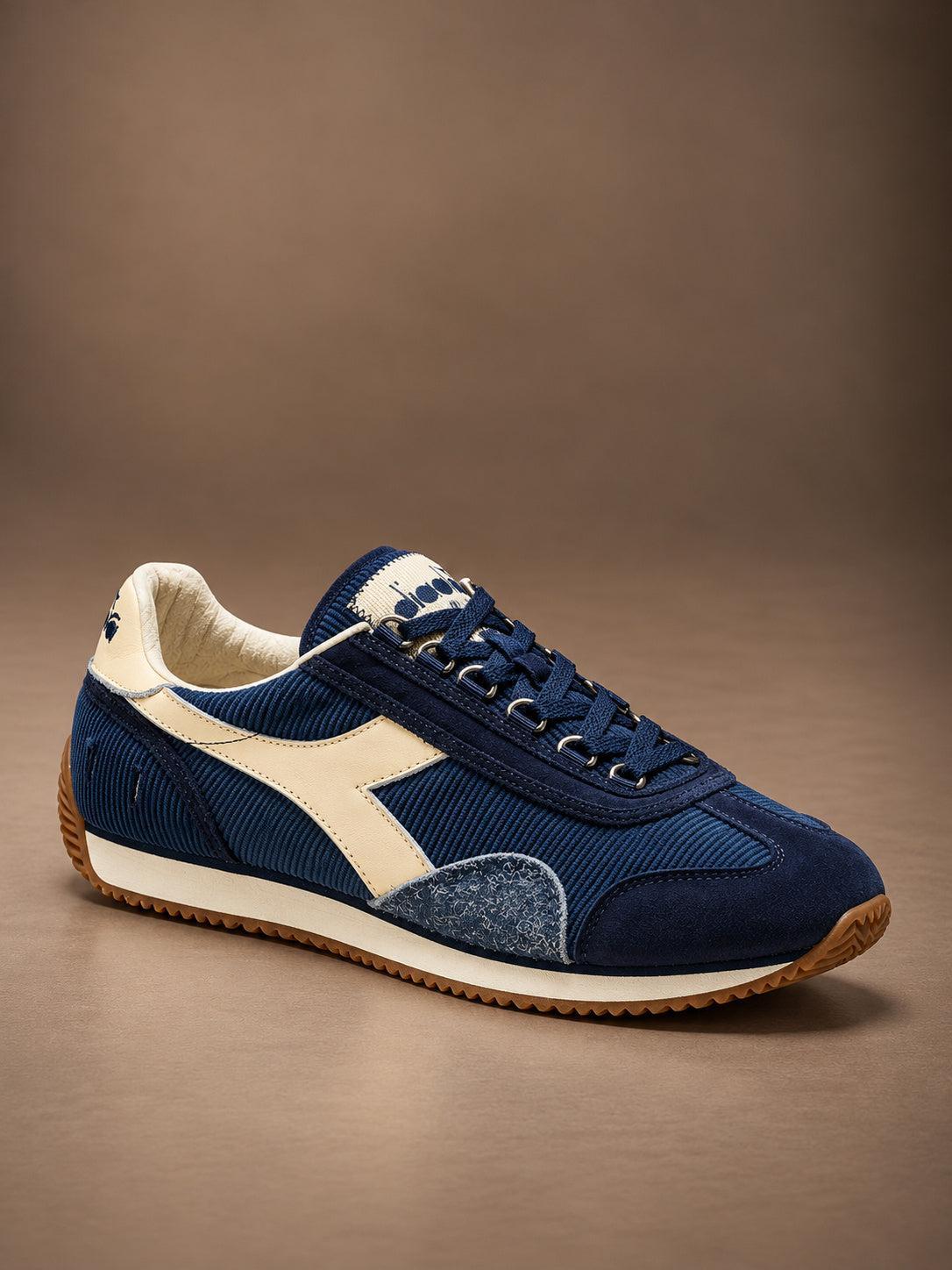 Equipe Corduroy Sneaker Vintage Blue Caspian Sea