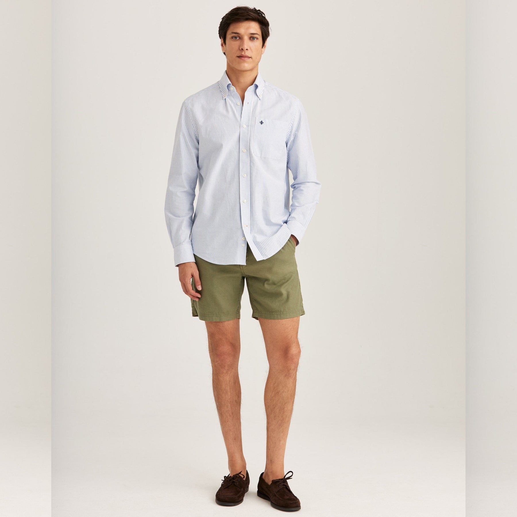 Fenix Linen Shorts Olive