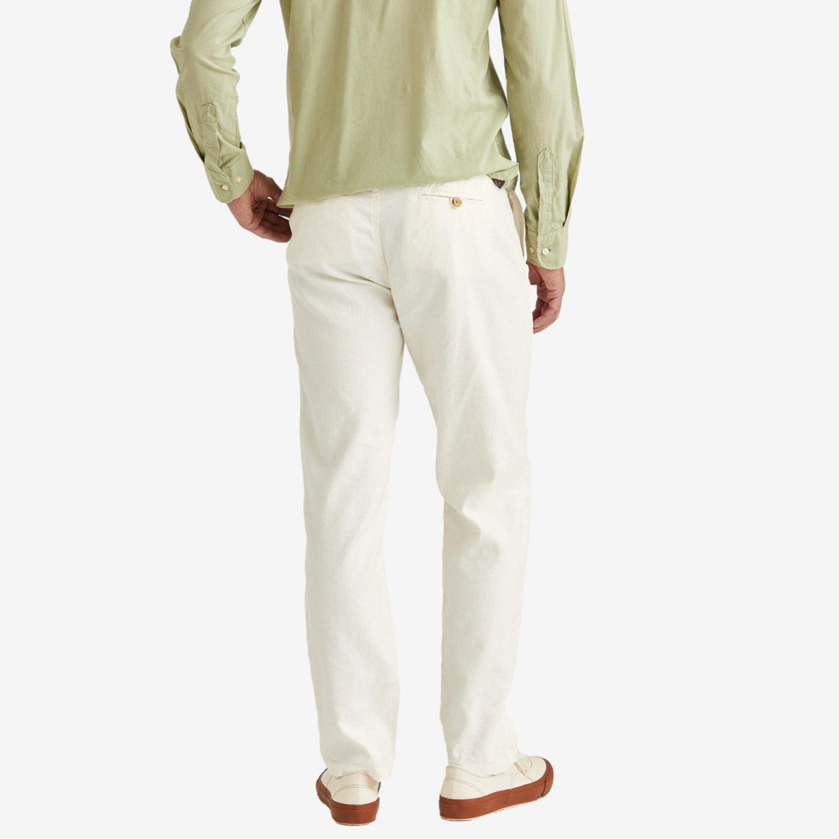 Fenix Linen Trouser Offwhite-Morris Stockholm-Phrase