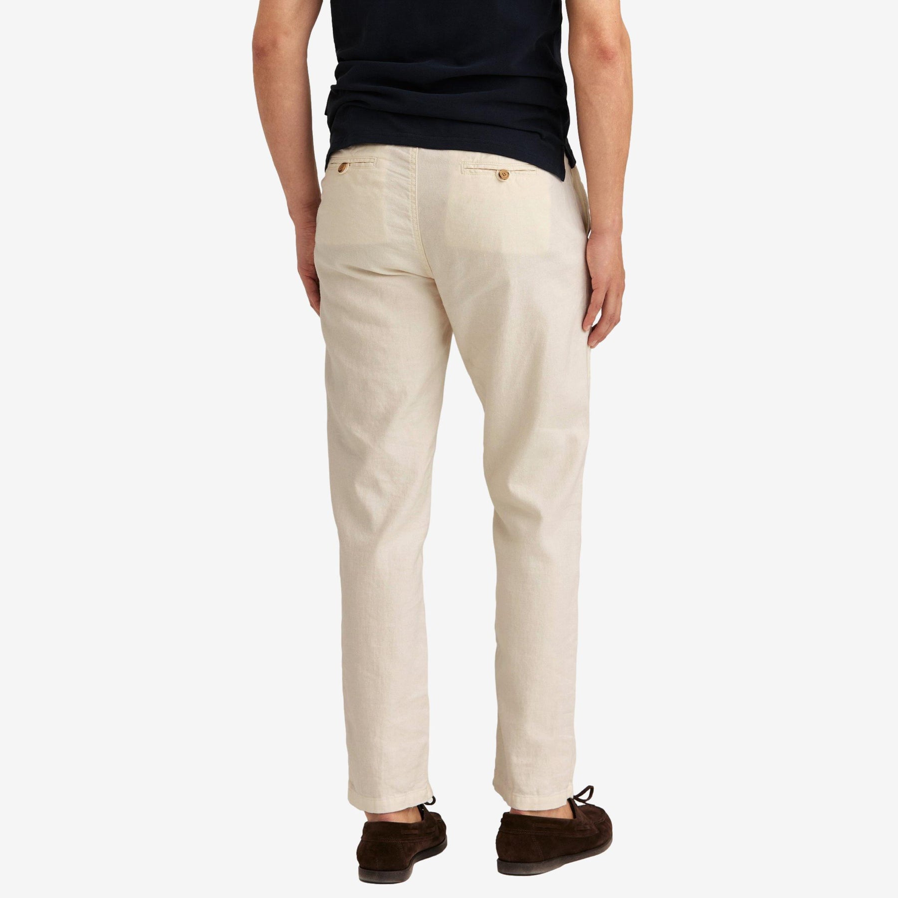 Fenix Linen Trouser Beige-Morris Stockholm-Phrase