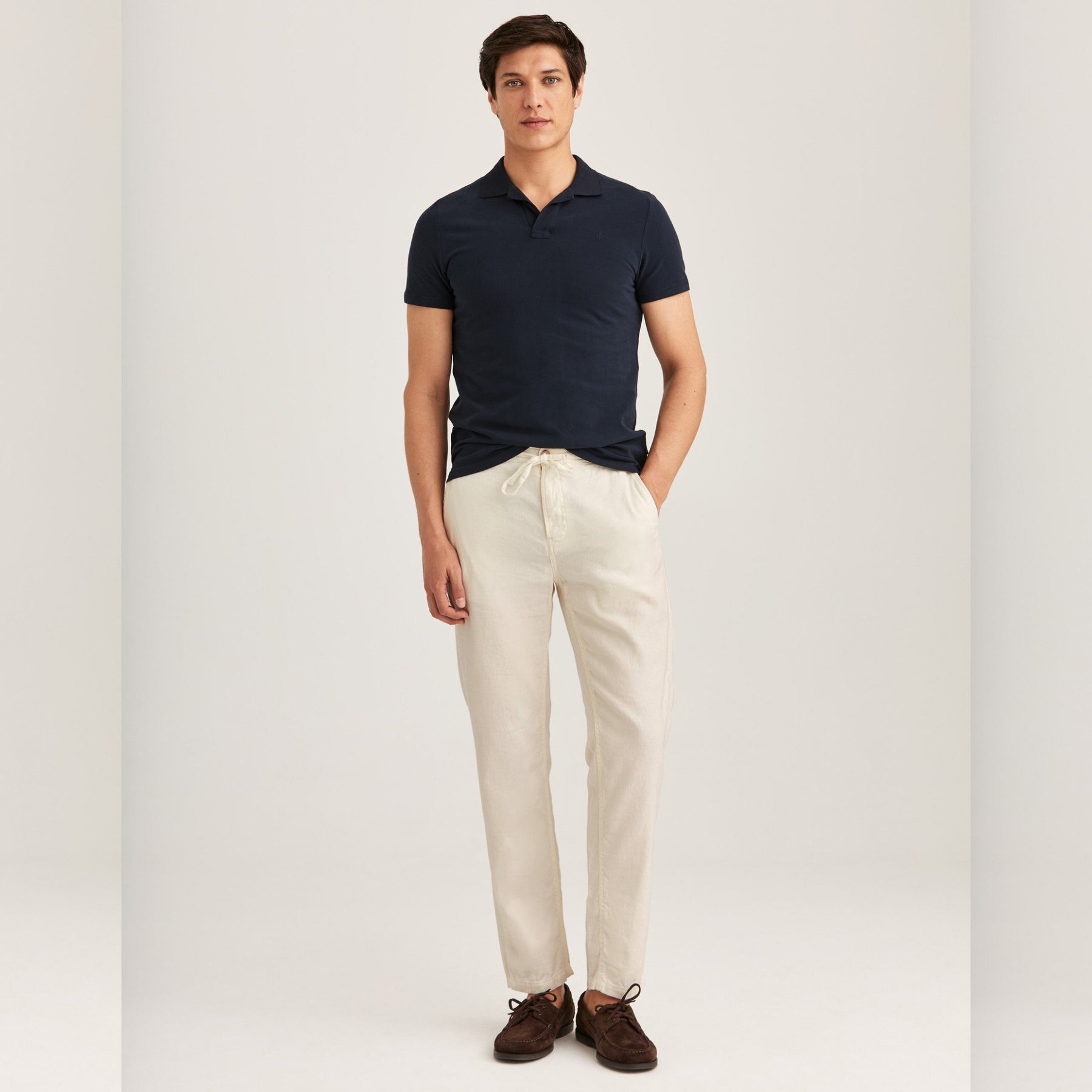 Fenix Linen Trouser Beige-Morris Stockholm-Phrase